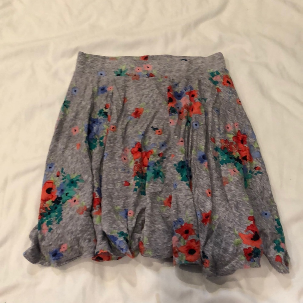 Floral skater skirt